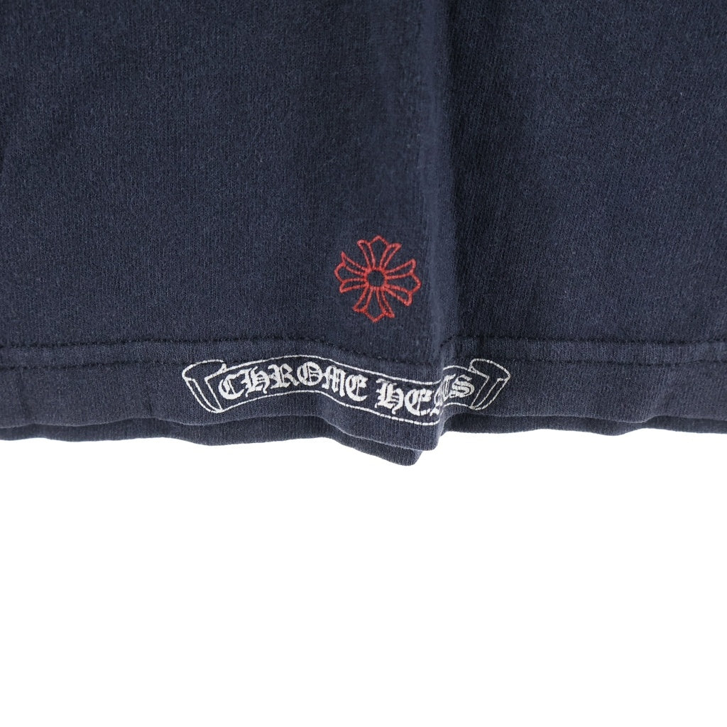 CHROME HEARTS(クロムハーツ) OLD オールド スター CHクロス プリント 半袖Tシャツカットソー ブラック