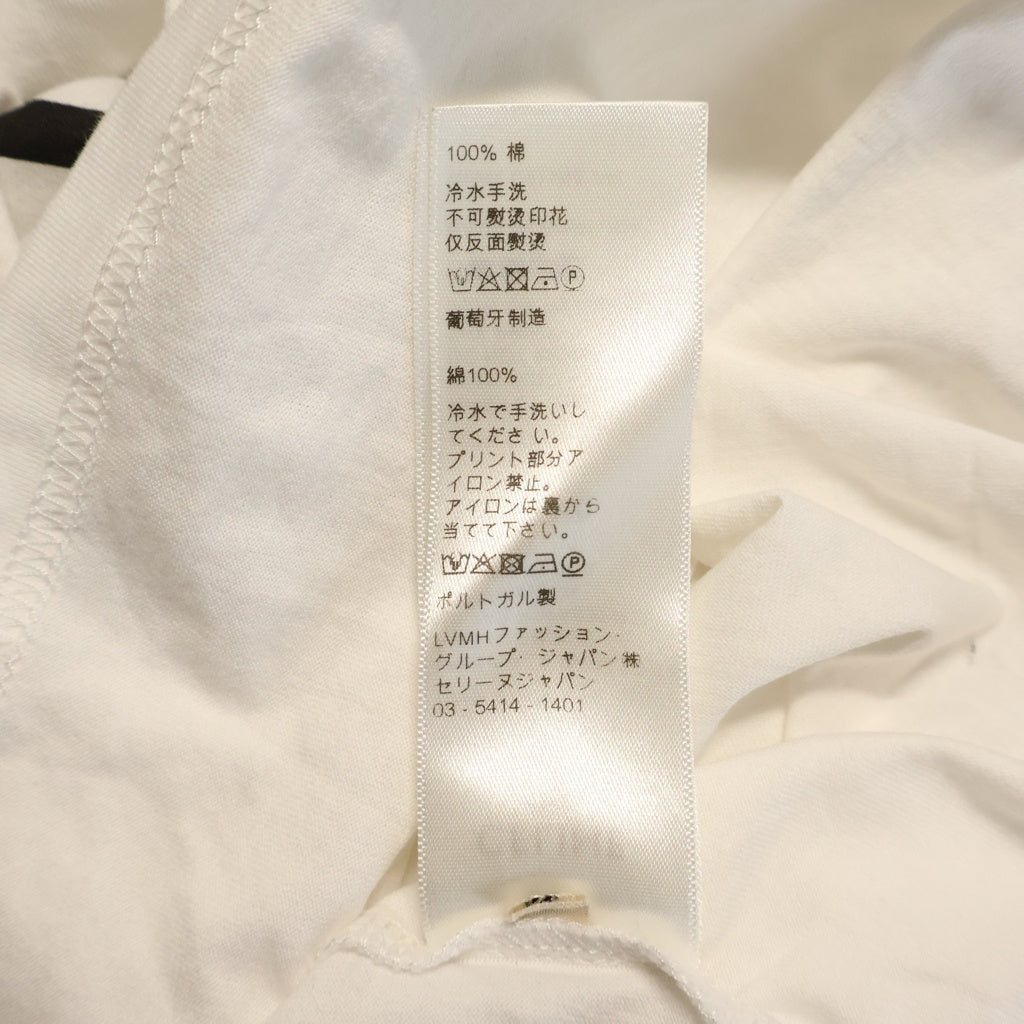 CELINE(セリーヌ) フロントロゴ刺繍半袖Tシャツ ホワイト 2X314916G