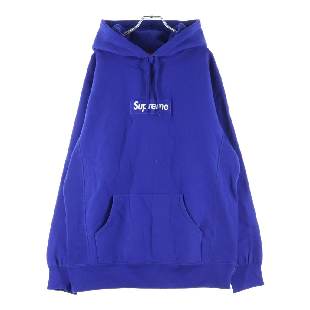SUPREME(シュプリーム) 08AW Box Logo Pullover Royal ボックスロゴプルオーバーロイヤル フーディー パーカー ブルー