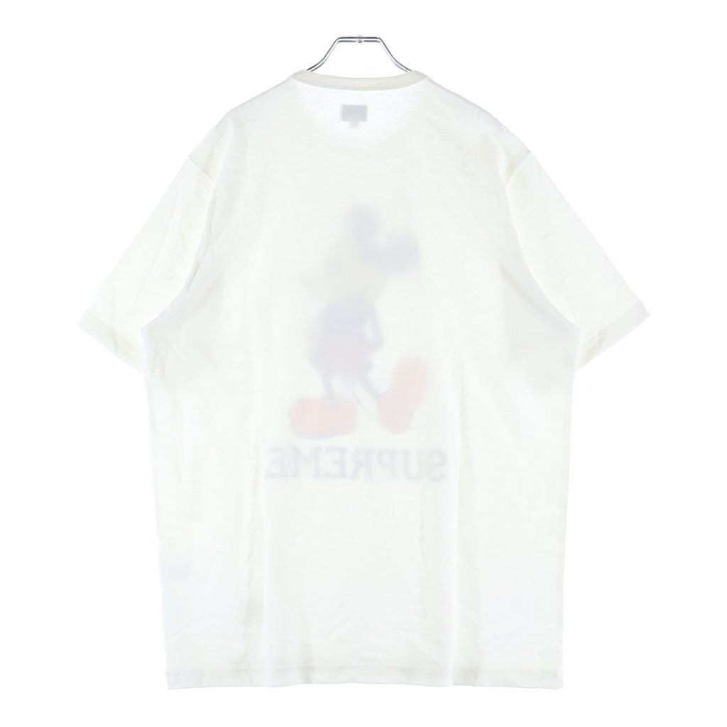 SUPREME(シュプリーム) 09AW ×Disney Mickey Mouse S/S Tee ディズニー ミッキーマウス クルーネック半袖Tシャツカットソー ホワイト