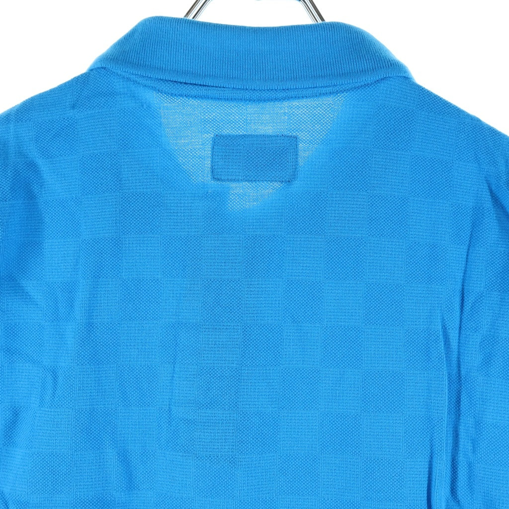 SUPREME(シュプリーム) 08AW Jacquard Check Polo ジャガードチェックポロ 半袖 ポロシャツ ブルー