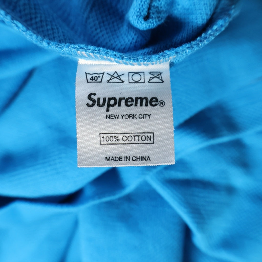 SUPREME(シュプリーム) 08AW Jacquard Check Polo ジャガードチェックポロ 半袖 ポロシャツ ブルー