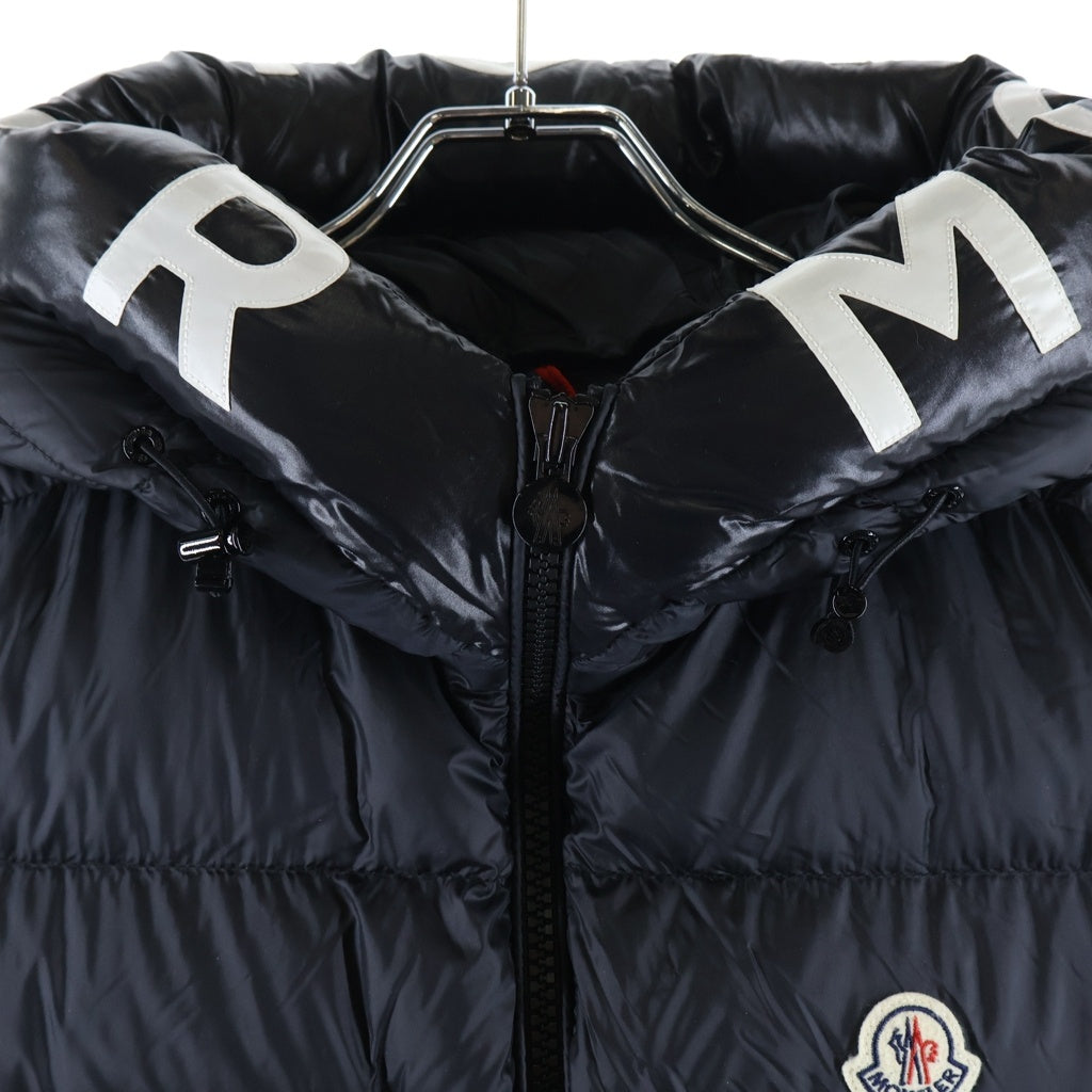 MONCLER(モンクレール) 21AW MONTREUIL モントルイユ ジレ フロントロゴワッペン ダウンベスト ブラック G20911A00018