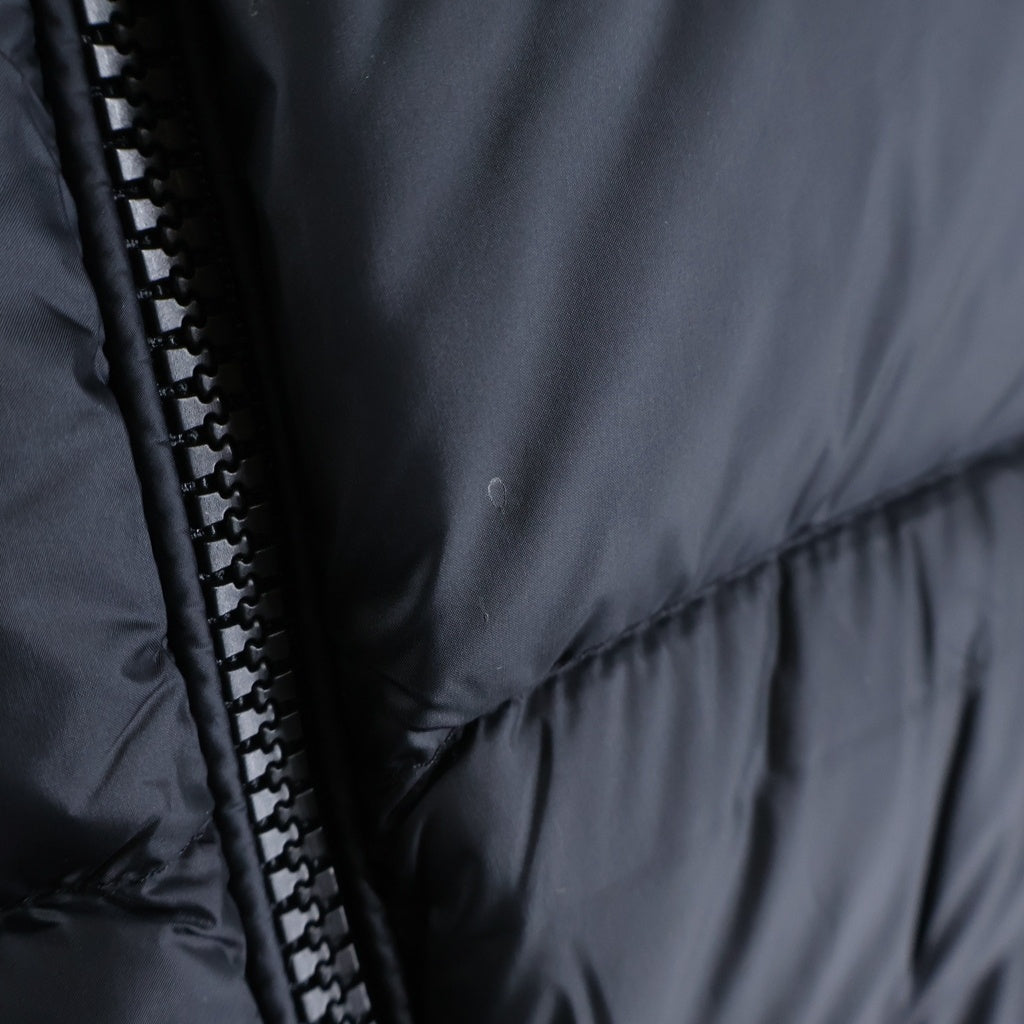 MONCLER(モンクレール) 21AW MONTREUIL モントルイユ ジレ フロントロゴワッペン ダウンベスト ブラック G20911A00018