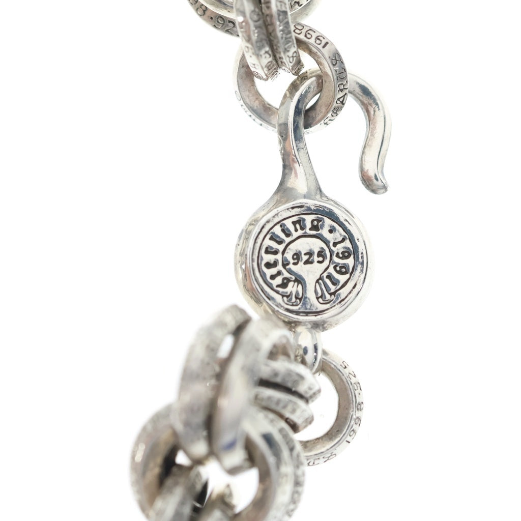 CHROME HEARTS(クロムハーツ) 2 DOUBLE B RING ダブルBリング ブレスレット シルバー BCA122