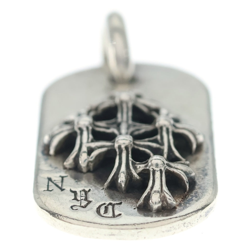 CHROME HEARTS(クロムハーツ) RAISED DOGTAG レイズドドッグタグ NYC限定 チャーム シルバー