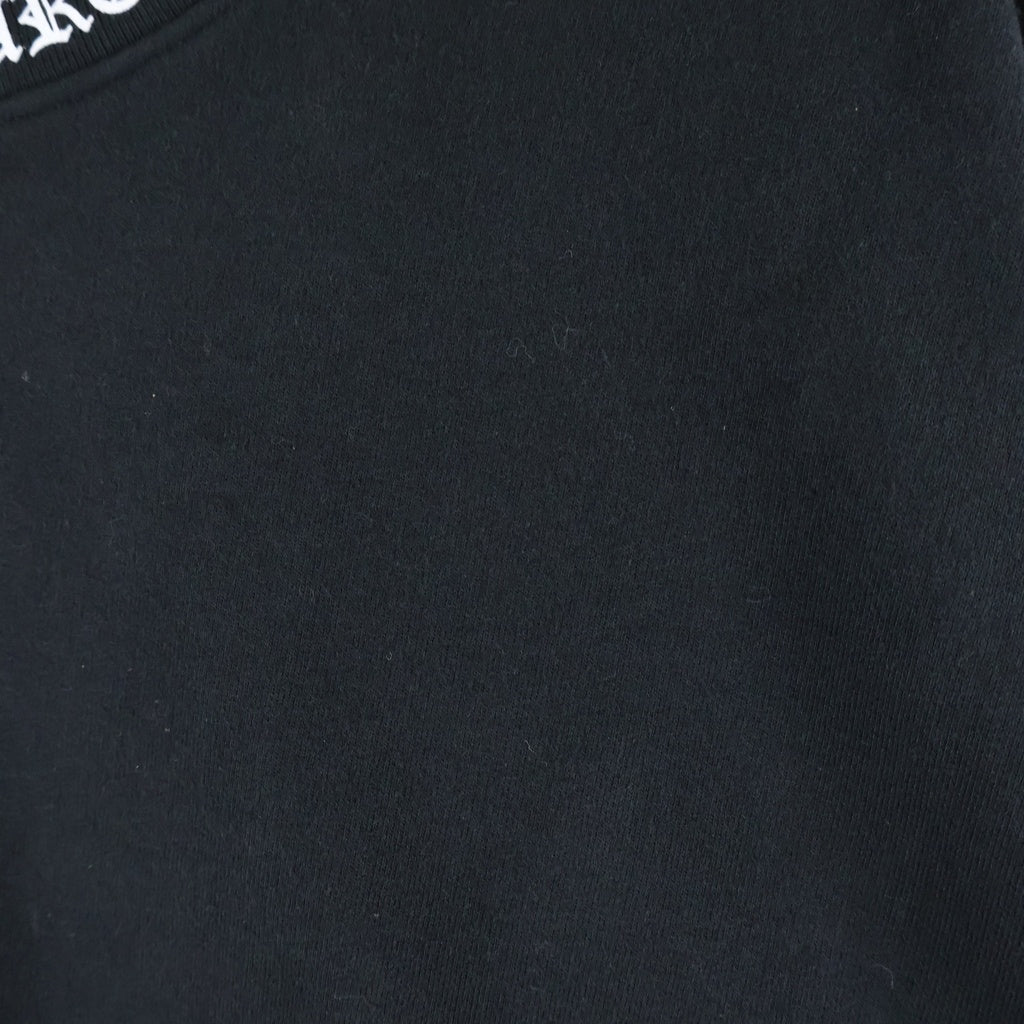 CHROME HEARTS(クロムハーツ) Neck Logo Crewneck Sweatshirt ネックロゴクルーネックスウェットシャツ トレーナー ブラック