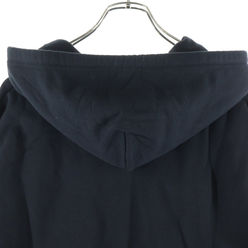 CHROME HEARTS(クロムハーツ) SWTSHRT HD ZIP ヴァーティカルロゴグリッタープリントジップアップパーカー ブラック/カーキ
