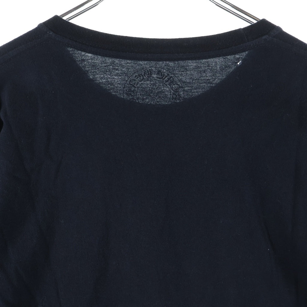 CHROME HEARTS(クロムハーツ) LAS VEGAS DBL FLRL L/S TEE ラスベガス限定 ダブルフローラルクロスプリント長袖Tシャツ ブラック