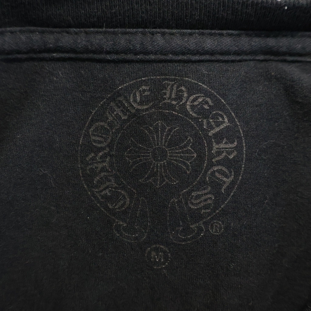 CHROME HEARTS(クロムハーツ) LAS VEGAS DBL FLRL L/S TEE ラスベガス限定 ダブルフローラルクロスプリント長袖Tシャツ ブラック