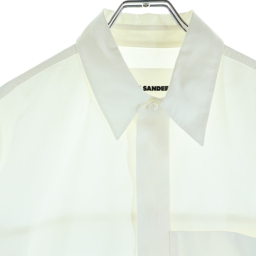 JIL SANDER(ジルサンダー) 22SS レギュラーカラー ボックスシルエットシャツ JSMU601726 MU24420021 ホワイト