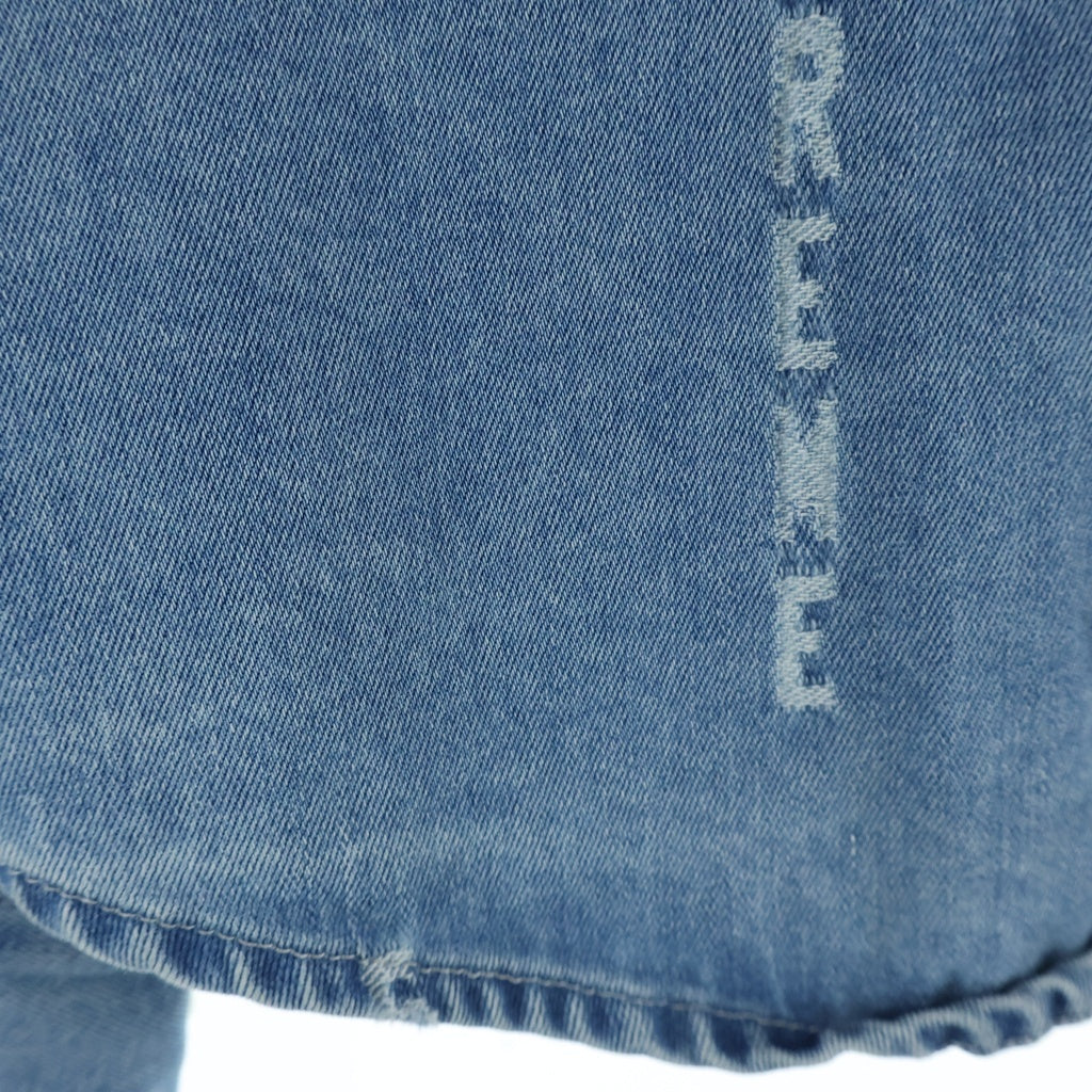SUPREME(シュプリーム) 20AW Logo Stripe Jacquard Denim Shirt ロゴ ストライプ ジャガード デニムシャツ 長袖シャツ インディゴ
