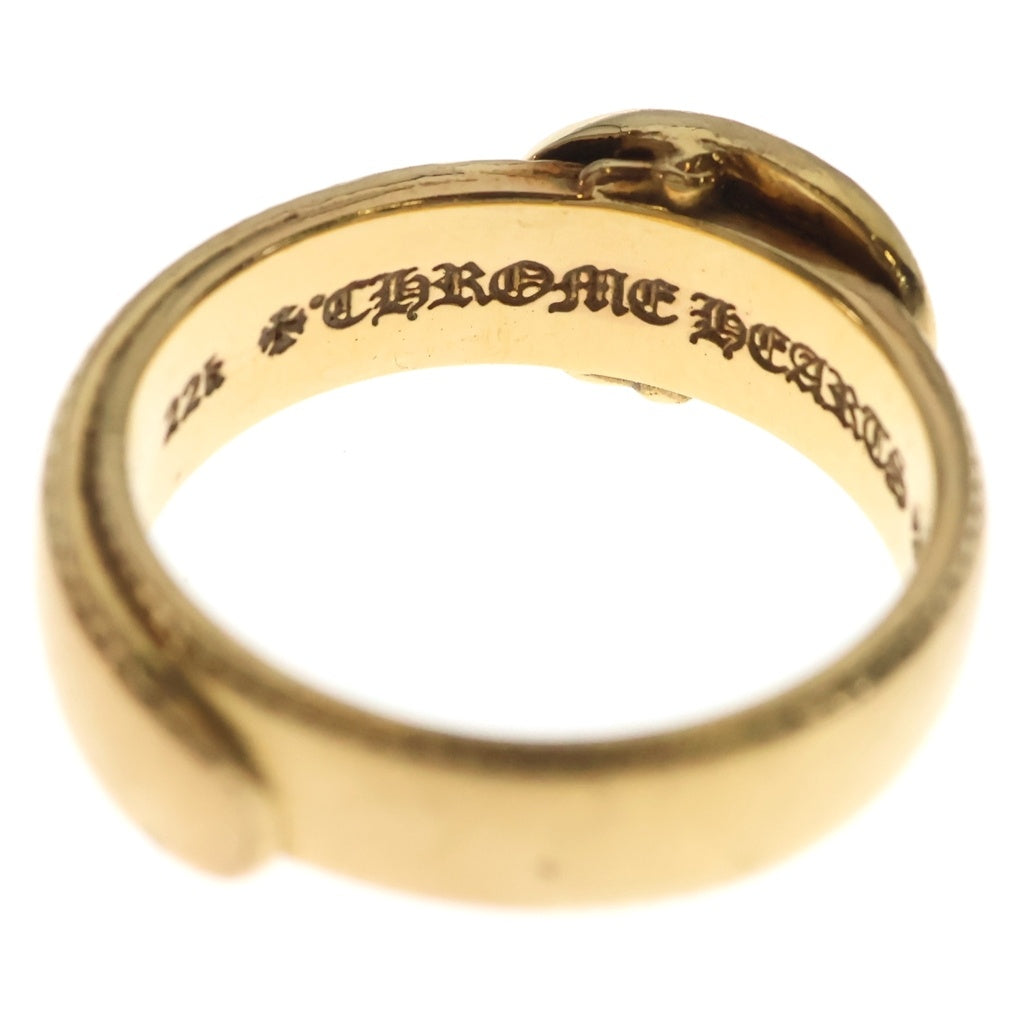 CHROME HEARTS(クロムハーツ) 22K CLASSIC OVAL CROSS BELT RING クラシック オーバルクロス ベルトリング ゴールド