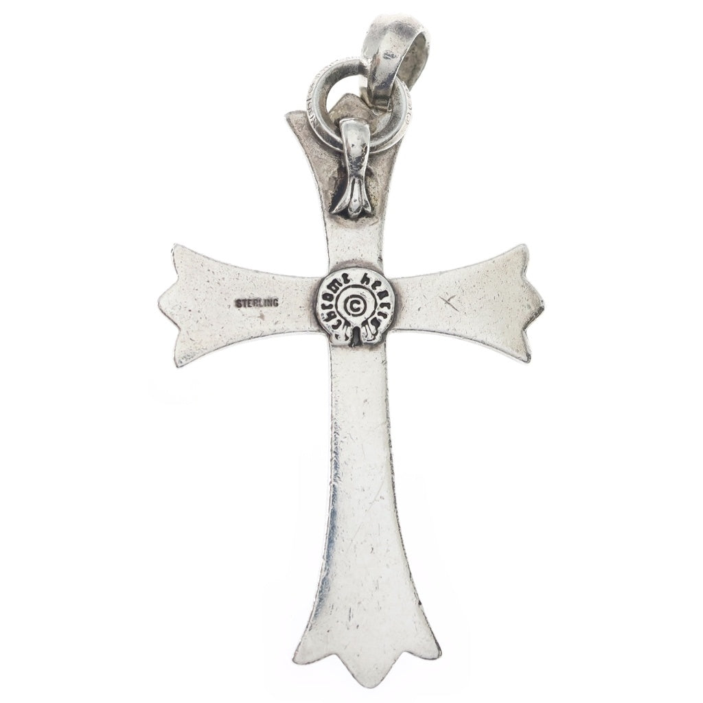 CHROME HEARTS(クロムハーツ) CH CRS LG W/BALE Wベイル ラージCHクロスペンダントトップ シルバー