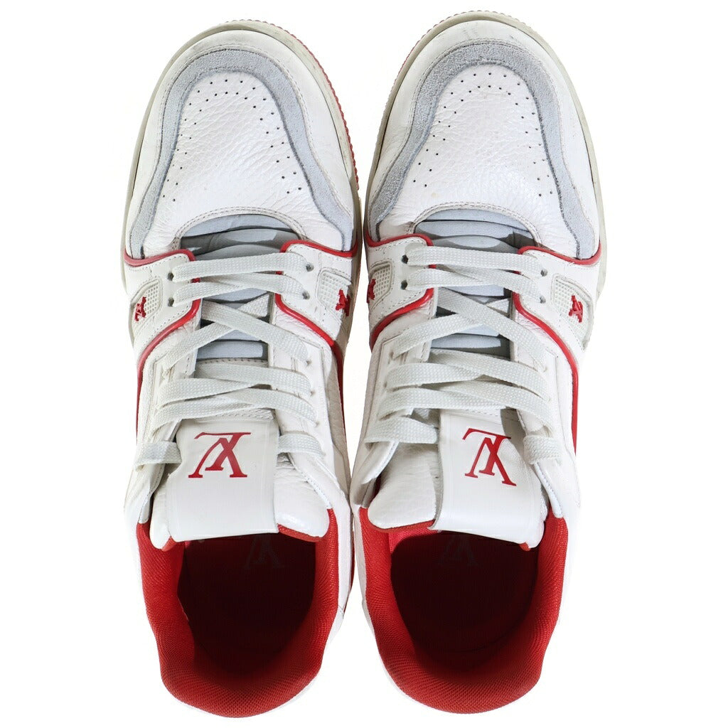 LOUIS VUITTON(ルイヴィトン) LV TRAINER LVトレーナー ローカットスニーカー ホワイト/レッド