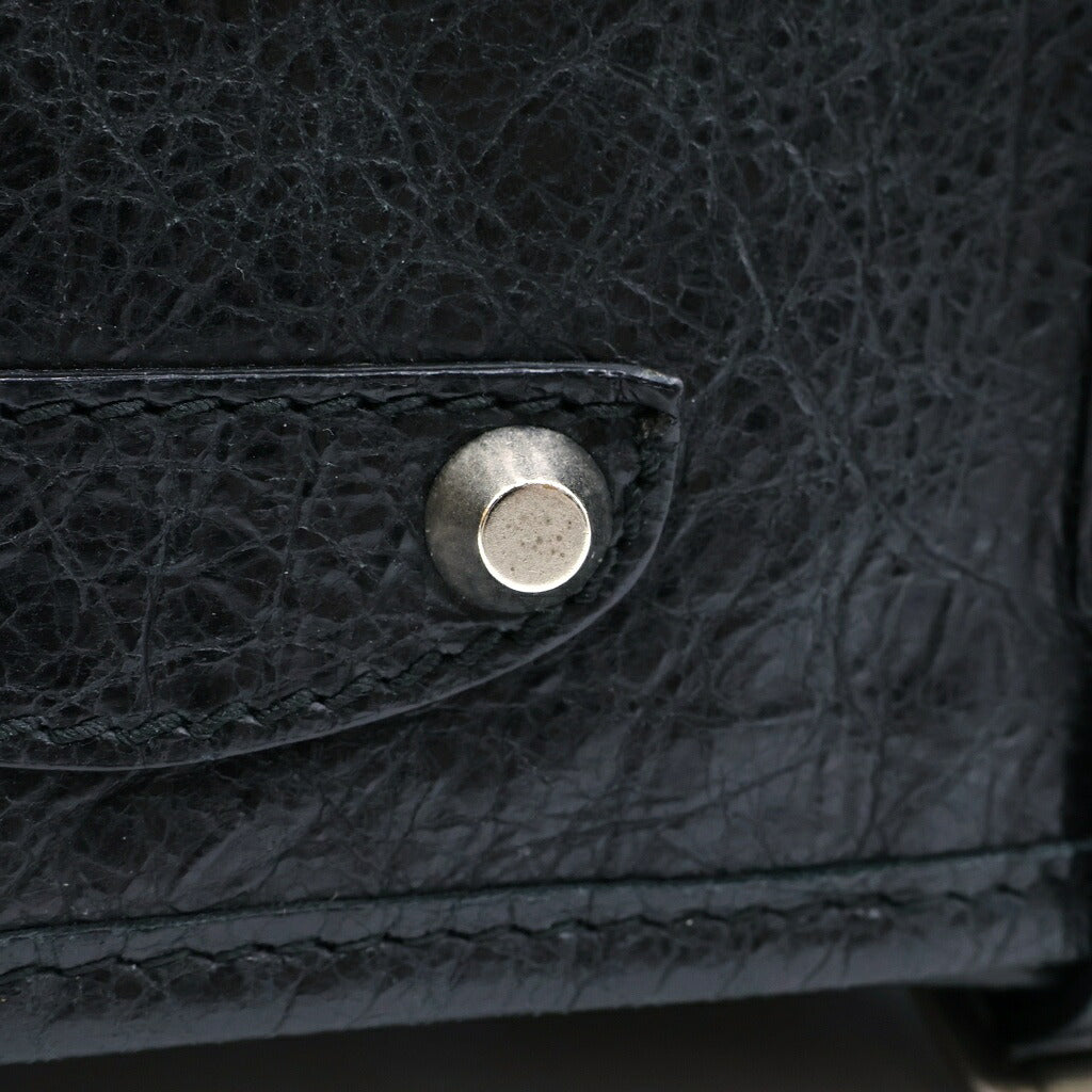 BALENCIAGA(バレンシアガ) SHOULDER BAG ARCHIVE CITY LEATHER アーカイブ シティー レザー ショルダーバッグ ブラック