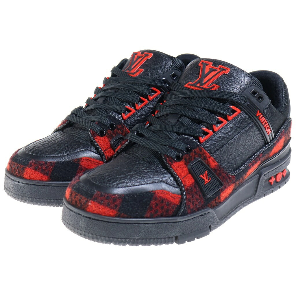 LOUIS VUITTON(ルイヴィトン) Trainer Noir LV トレイナー ノワール ローカットスニーカー レッド/ブラック