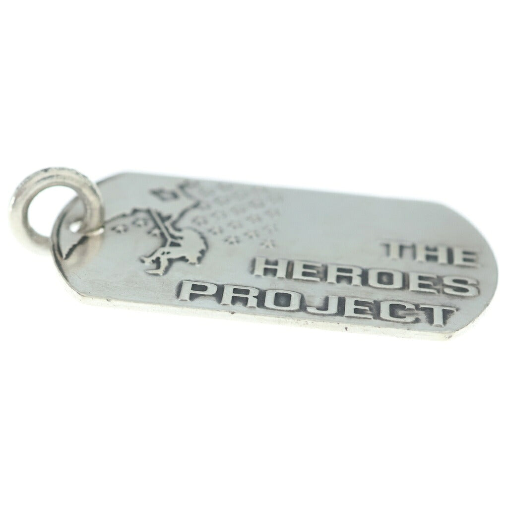 CHROME HEARTS(クロムハーツ) D TAG LRG HEROES PROJECT ヒーローズプロジェクトドッグタグ ラージ ペンダントトップ シルバー