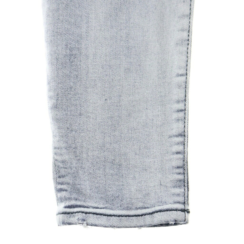 DSQUARED2(ディースクエアード) 22AW Skater Jean スケータージーンズ 裾ロゴ スキニーデニム グレー S74LB1187