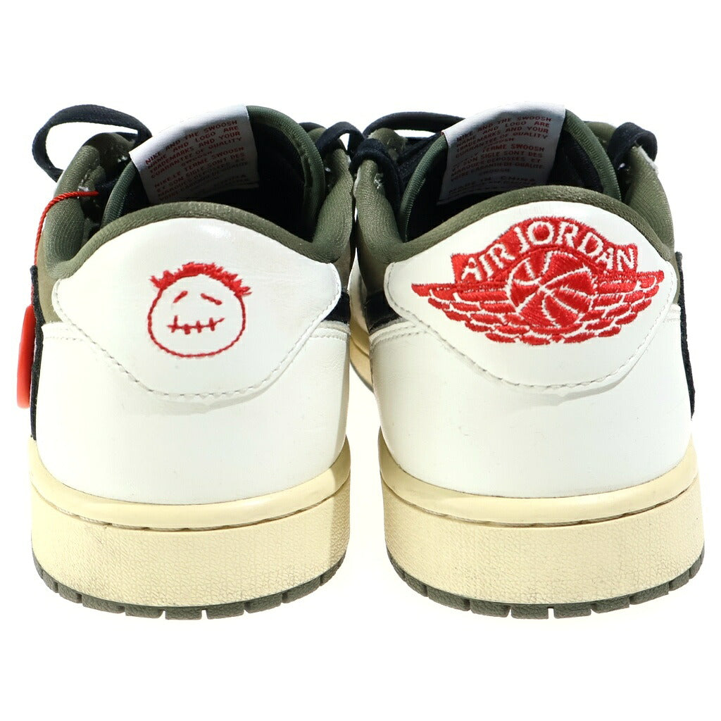 NIKE(ナイキ) ×TAVIS SCOTT AIR JORDAN1 LOW OG SP DM7866-200 エアジョーダン1 ローカットスニーカー カーキ US9/27.0cm