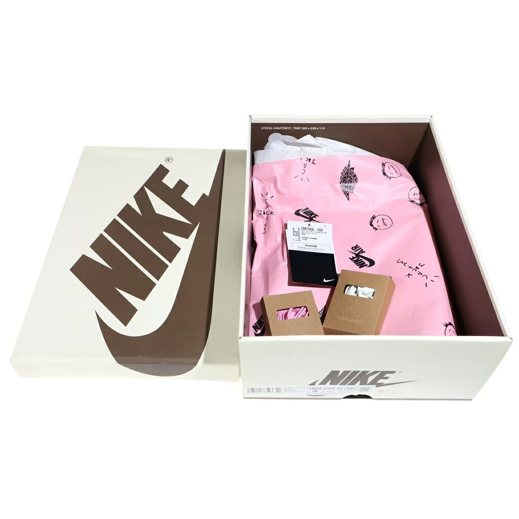 NIKE(ナイキ) ×TAVIS SCOTT AIR JORDAN1 LOW OG SP DM7866-200 エアジョーダン1 ローカットスニーカー カーキ US9/27.0cm