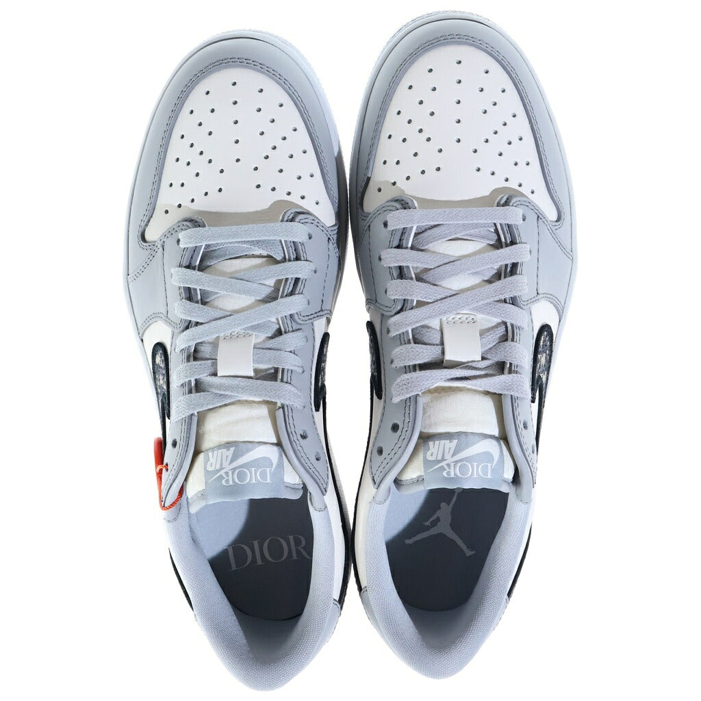 NIKE(ナイキ) ×DIOR AIR JORDAN LOW OG CN8608-002 ディオール エアジョーダン 1 ローカットスニーカー グレー/ホワイト US9/27.0cm