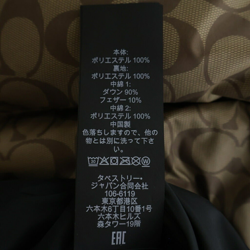 COACH(コーチ) シェルパ シグネチャー ダウンジャケット CE338 ベージュ/ブラック