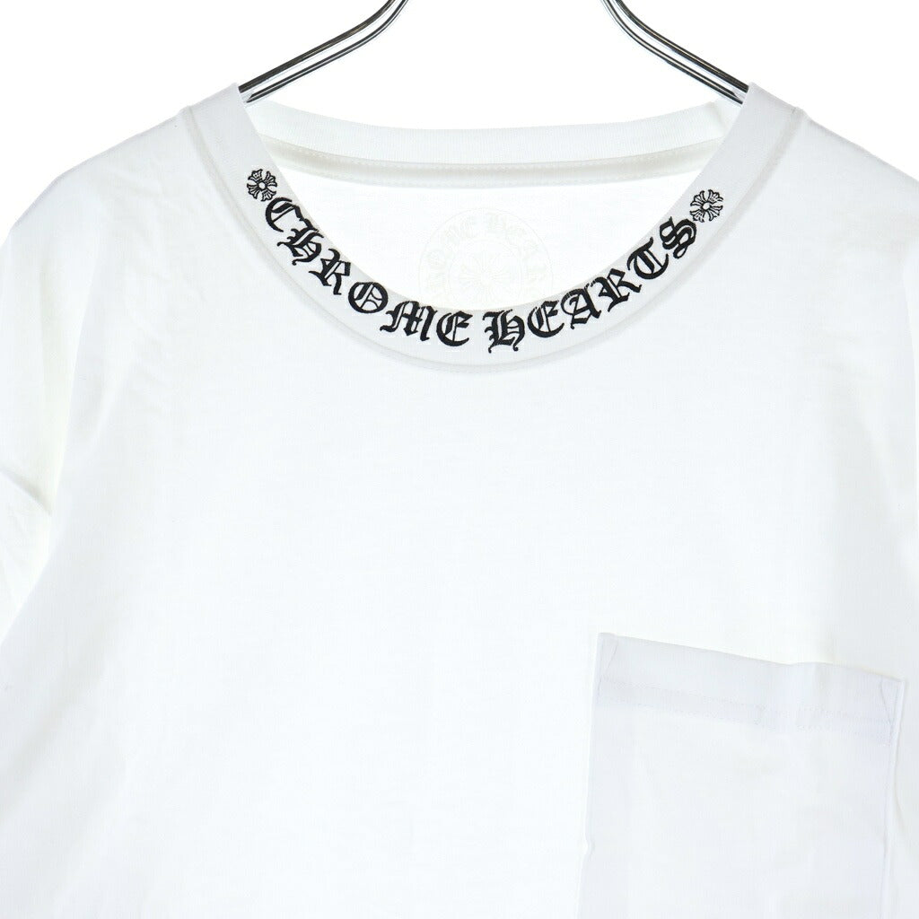 CHROME HEARTS(クロムハーツ) NECK LOGO L/S TEE ネックロゴ プリント