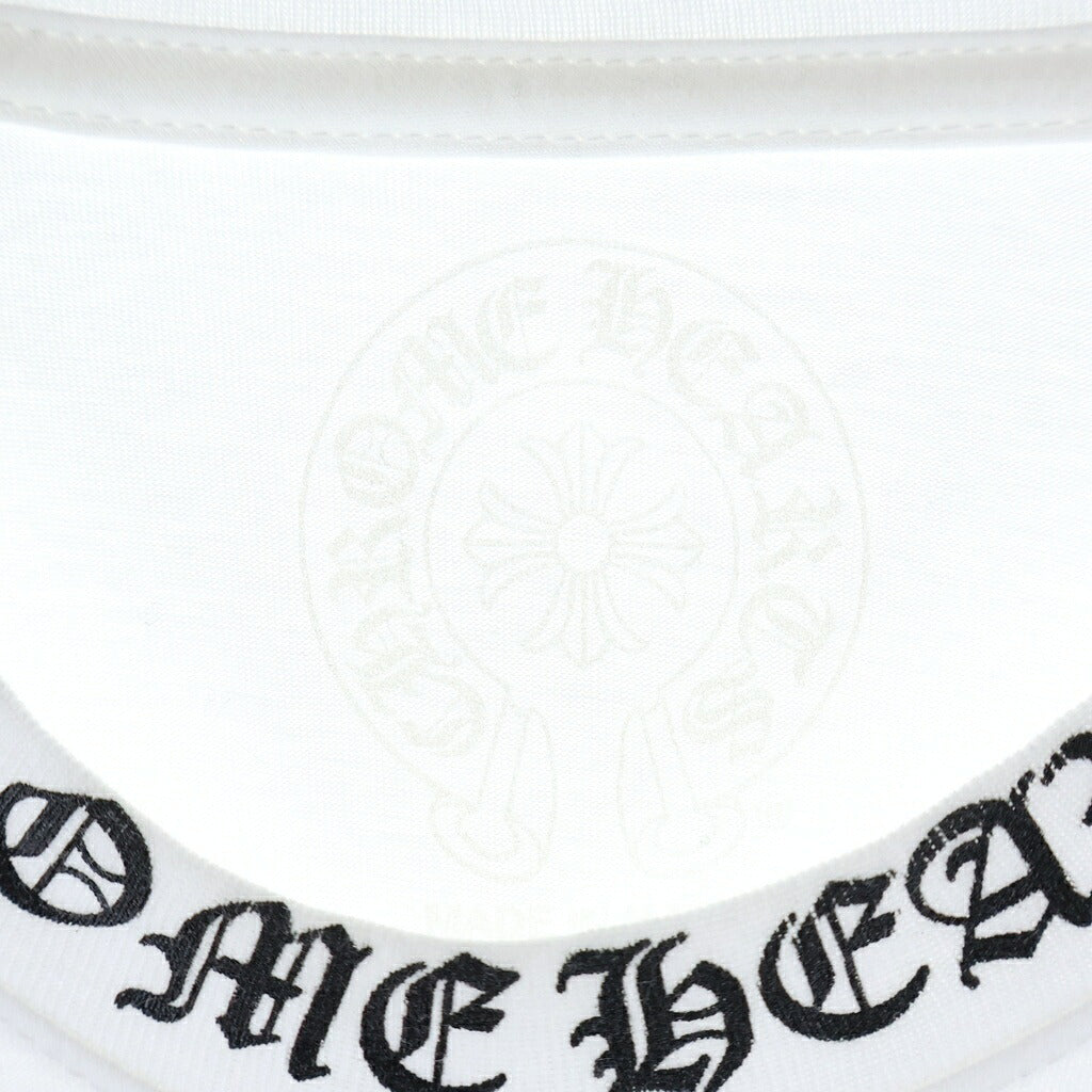 CHROME HEARTS(クロムハーツ) NECK LOGO L/S TEE ネックロゴ プリント