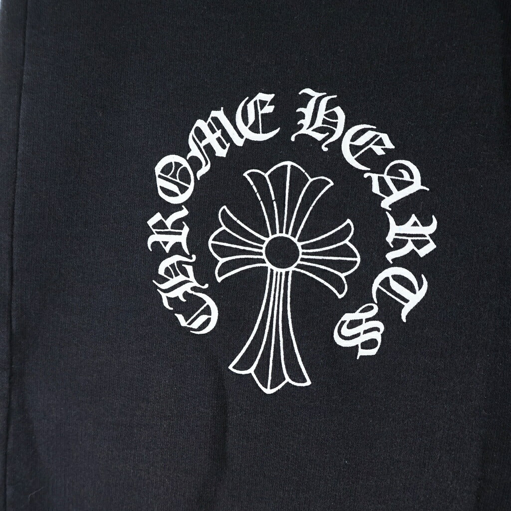 CHROME HEARTS(クロムハーツ) OLD CH CRS T BAR SWEAT PANTS オールド CHクロス Tバープリントスウェットパンツ ブラック