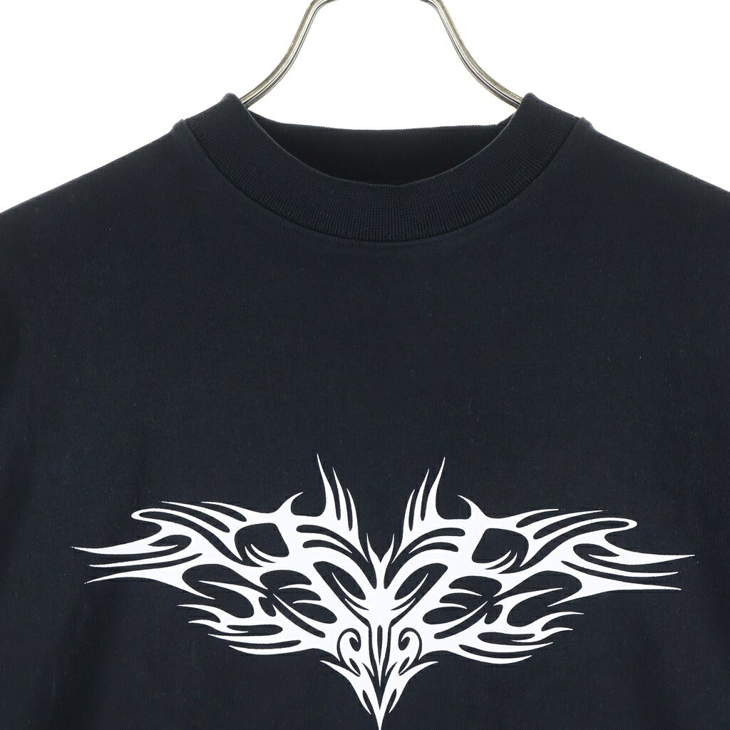 VETEMENTS(ヴェトモン) 21AW GOTHIC LOGO LONGSLEEVE ゴシックロゴ ロングスリーブTシャツ ブラック UA52TR590B