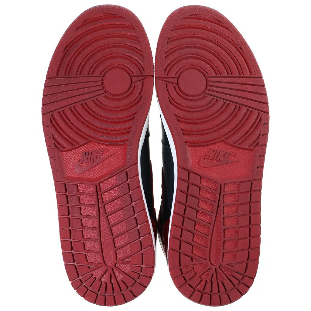NIKE(ナイキ) 【2016年製】AIR JORDAN 1 RETRO HIGH OG BRED BANNED 555088-001 エアジョーダン1 レトロ ブレッド バンド ハイカットスニーカー US9.5/27.5cm ブラック/レッド
