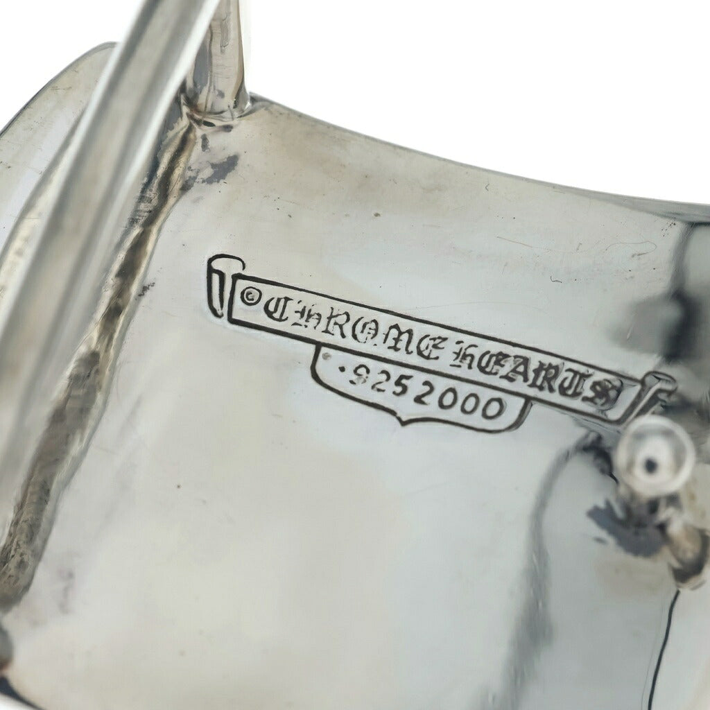 CHROME HEARTS(クロムハーツ) BUCKL MIL DGR P DIA ミリタリーレイズドダガー バックル PAVEダイヤ シルバー