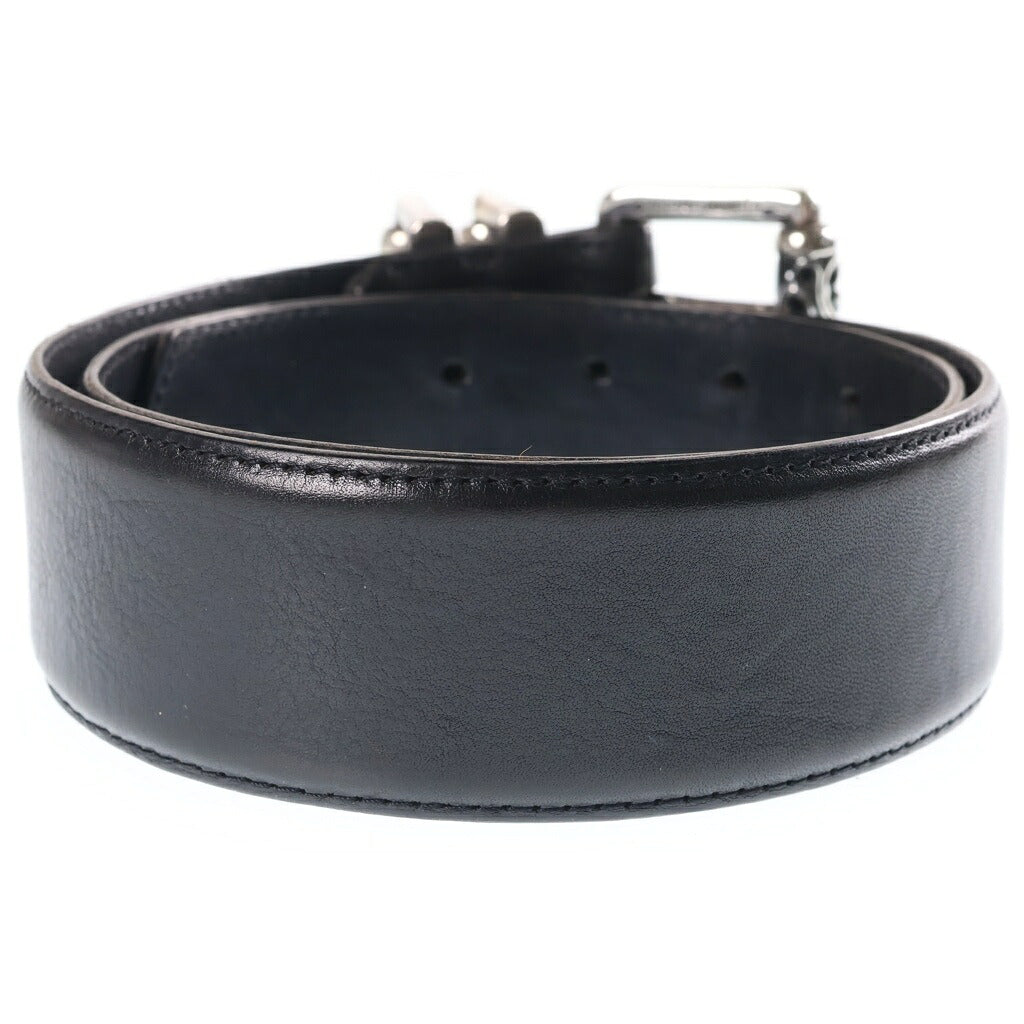 CHROME HEARTS(クロムハーツ) BLT ROLLER 3PC 1.5inch 3PCローラーバックル レザーベルト シルバー BCA357