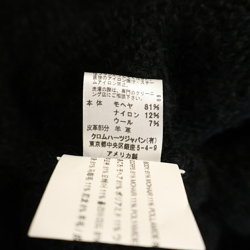 CHROME HEARTS(クロムハーツ) Cross Ball Button Cashmere Knit Cardigan Y NOT クロスボール ニットカーディガン ブラック