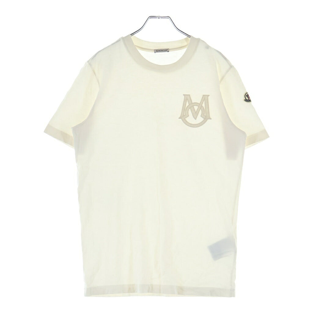 MONCLER(モンクレール) S/S LOGO T-SHIRT ロゴ半袖Tシャツ K20918C00034 ホワイト