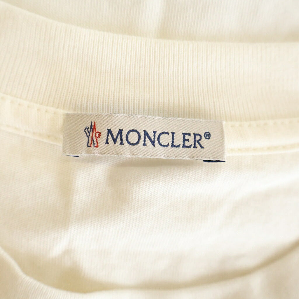 MONCLER(モンクレール) S/S LOGO T-SHIRT ロゴ半袖Tシャツ K20918C00034 ホワイト