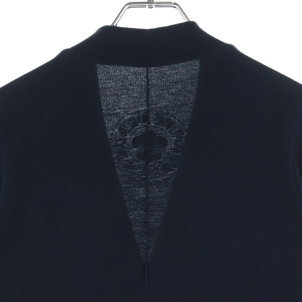 CHROME HEARTS(クロムハーツ) CHプラスパッチ クロスボールボタン ロングカーディガン ブラック