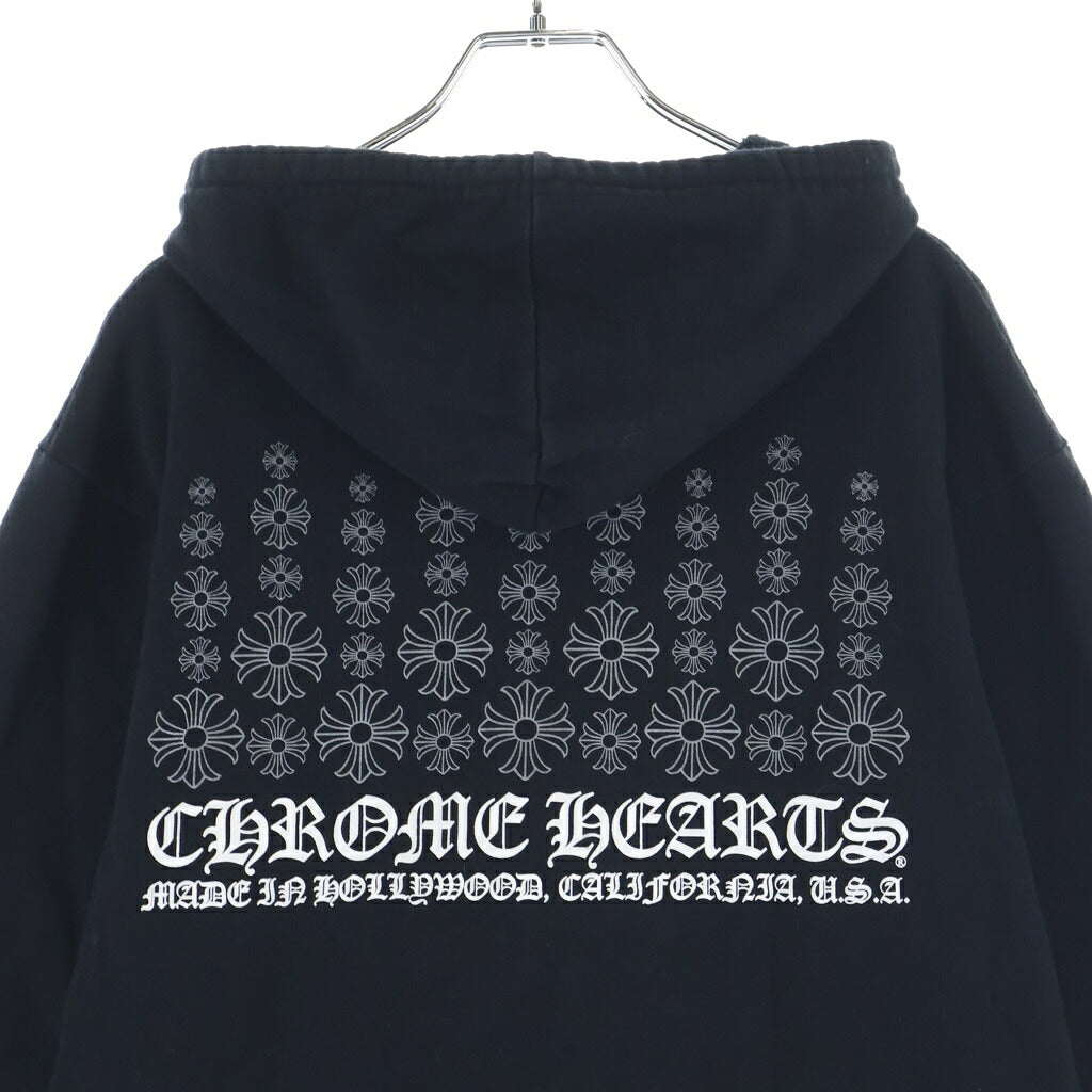 CHROME HEARTS(クロムハーツ) MADE IN HOLLYWOOD SWTSHRT HD ZIP メイドインハリウッド ジップアップパーカー ブラック