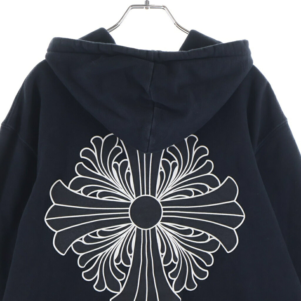 CHROME HEARTS(クロムハーツ) CH Plus SWTSHRT HD ZIP CHプラス 裏地サーマル ジップアップパーカー ブラック