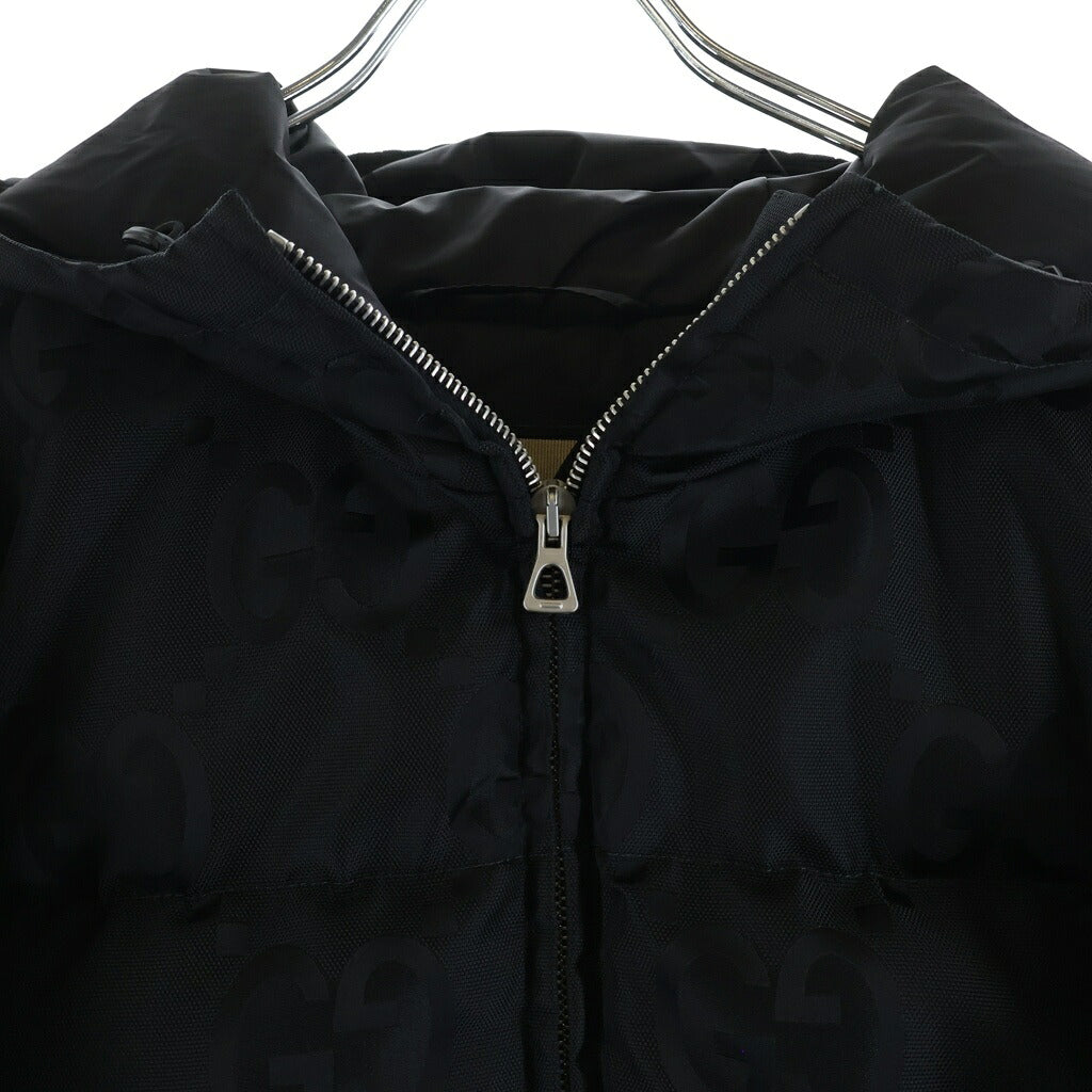 GUCCI(グッチ) GGキャンバスジャケット ダウンジャケット ブラック 698710 Z8A2S