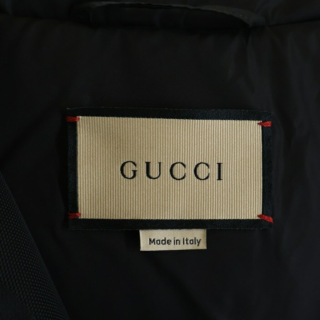 GUCCI(グッチ) GGキャンバスジャケット ダウンジャケット ブラック 698710 Z8A2S
