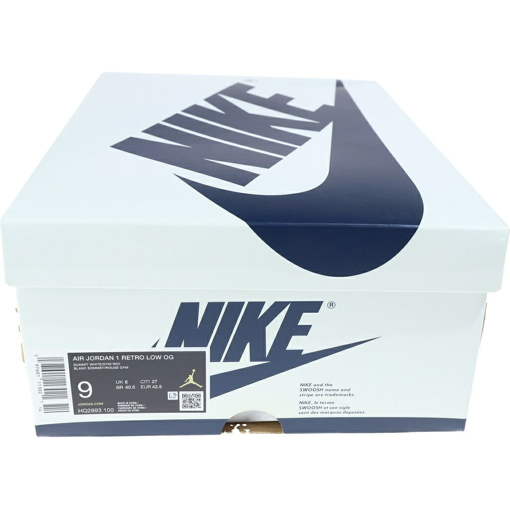 NIKE(ナイキ) AIR JORDAN 1 RETRO LOW OG HOWARD/GYM RED AND MIDNIGHT NAVY エアジョーダン1 レトロ ローカットスニーカー ネイビー/レッド HQ2993-100