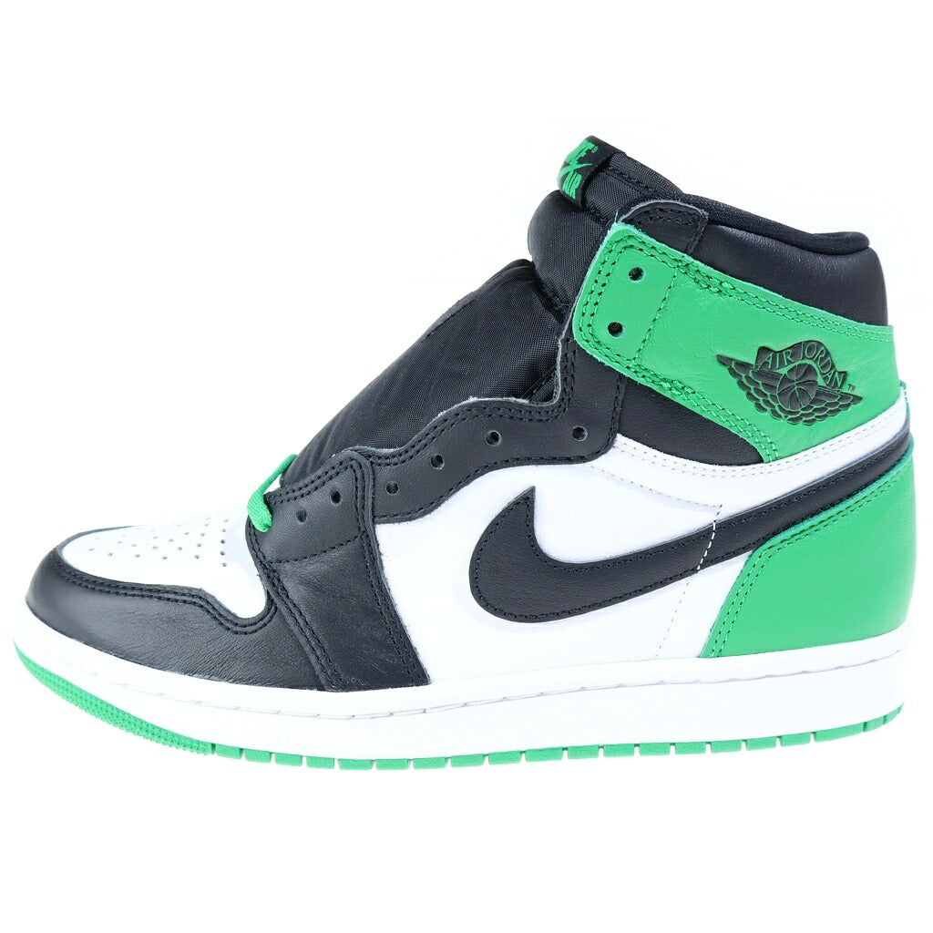 NIKE(ナイキ) Air Jordan 1 Retro High Celtics/Black and Lucky Green エアジョーダン1 レトロ ハイ OG ハイカットスニーカー グリーン/ブラック DZ5485-031