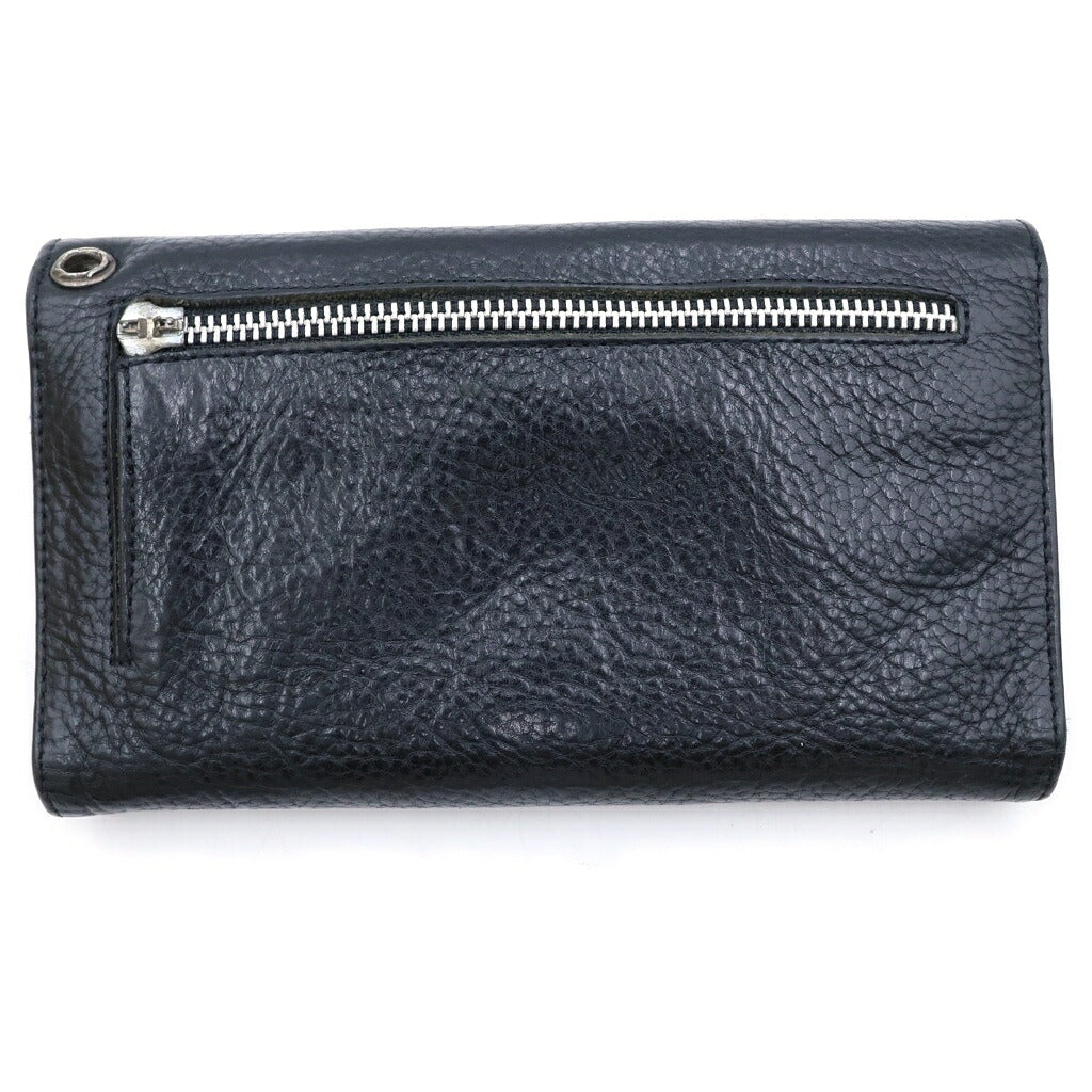 CHROME HEARTS(クロムハーツ) WAVE ウェーブ レザーウォレット 財布 ブラック