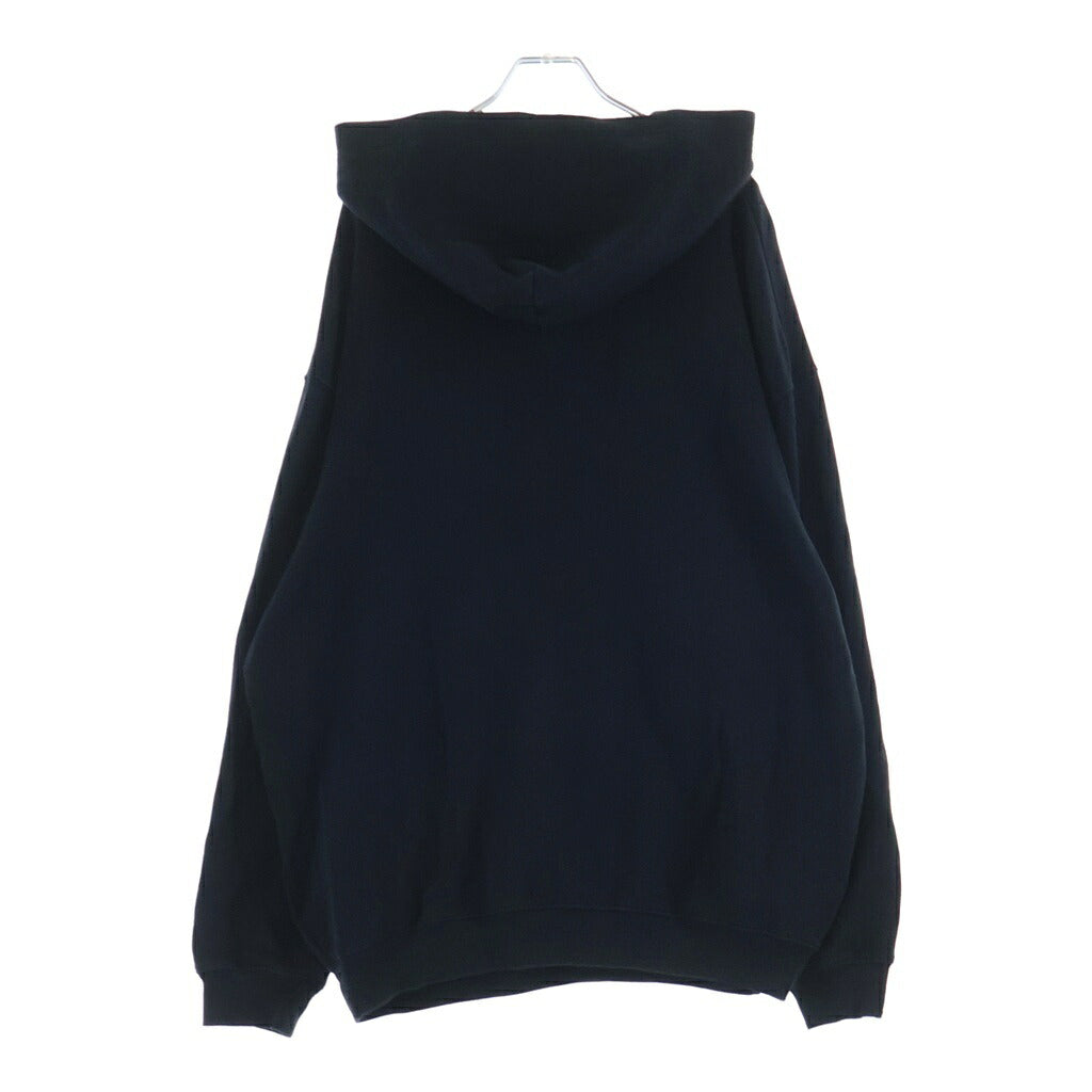 BALENCIAGA(バレンシアガ) Rainbow BB Logo Hoodie レインボーBBロゴフーディー パーカー ブラック 570811 TEV50