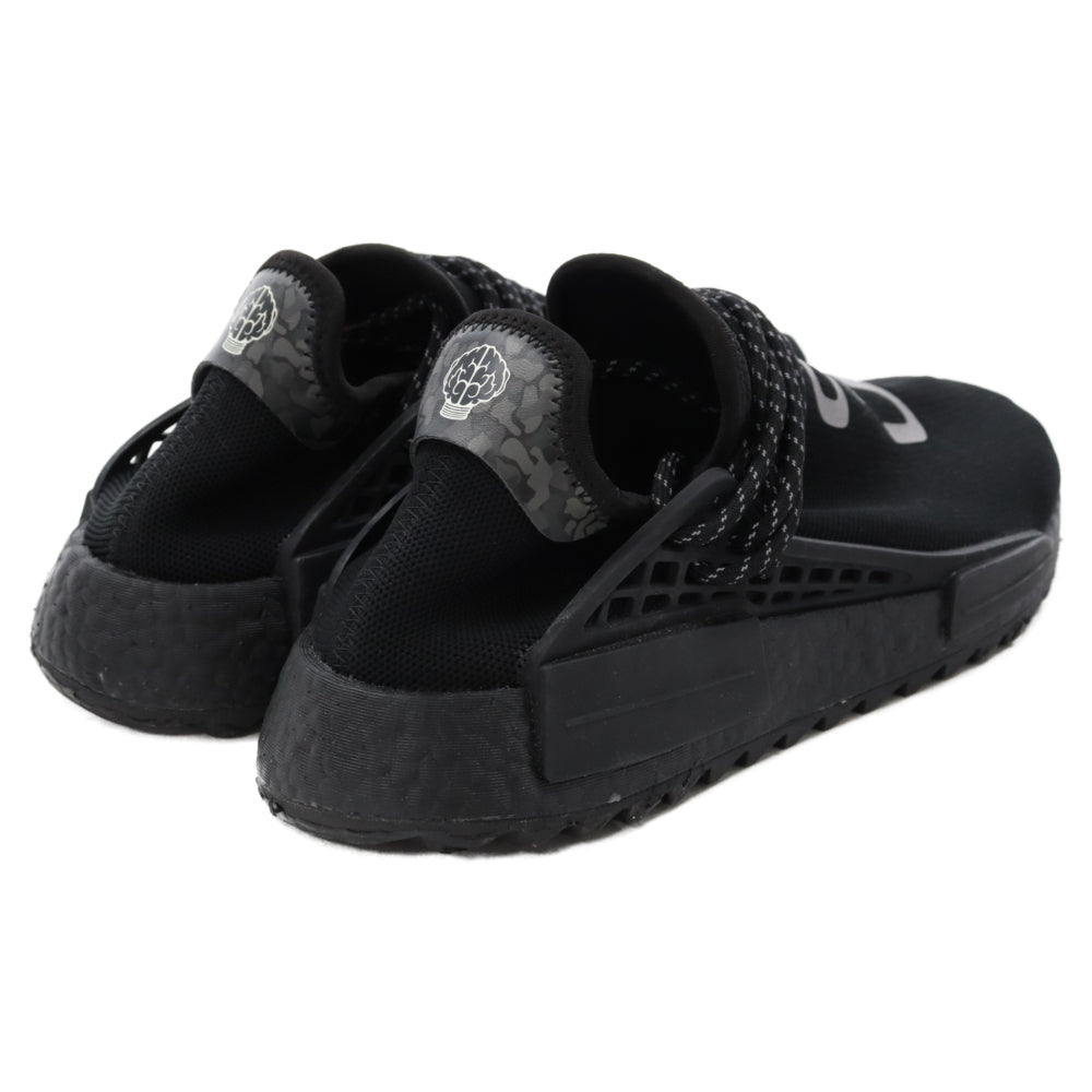 adidas(アディダス) ×Pharrell Williams NMD HU Y.O.U. N.E.R.D. Core Black BB7603 ファレルウィリアムス NMD ローカットスニーカー US9.5/27.5cm ブラック