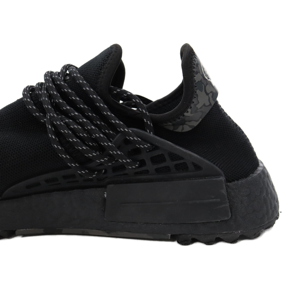 adidas(アディダス) ×Pharrell Williams NMD HU Y.O.U. N.E.R.D. Core Black BB7603 ファレルウィリアムス NMD ローカットスニーカー US9.5/27.5cm ブラック