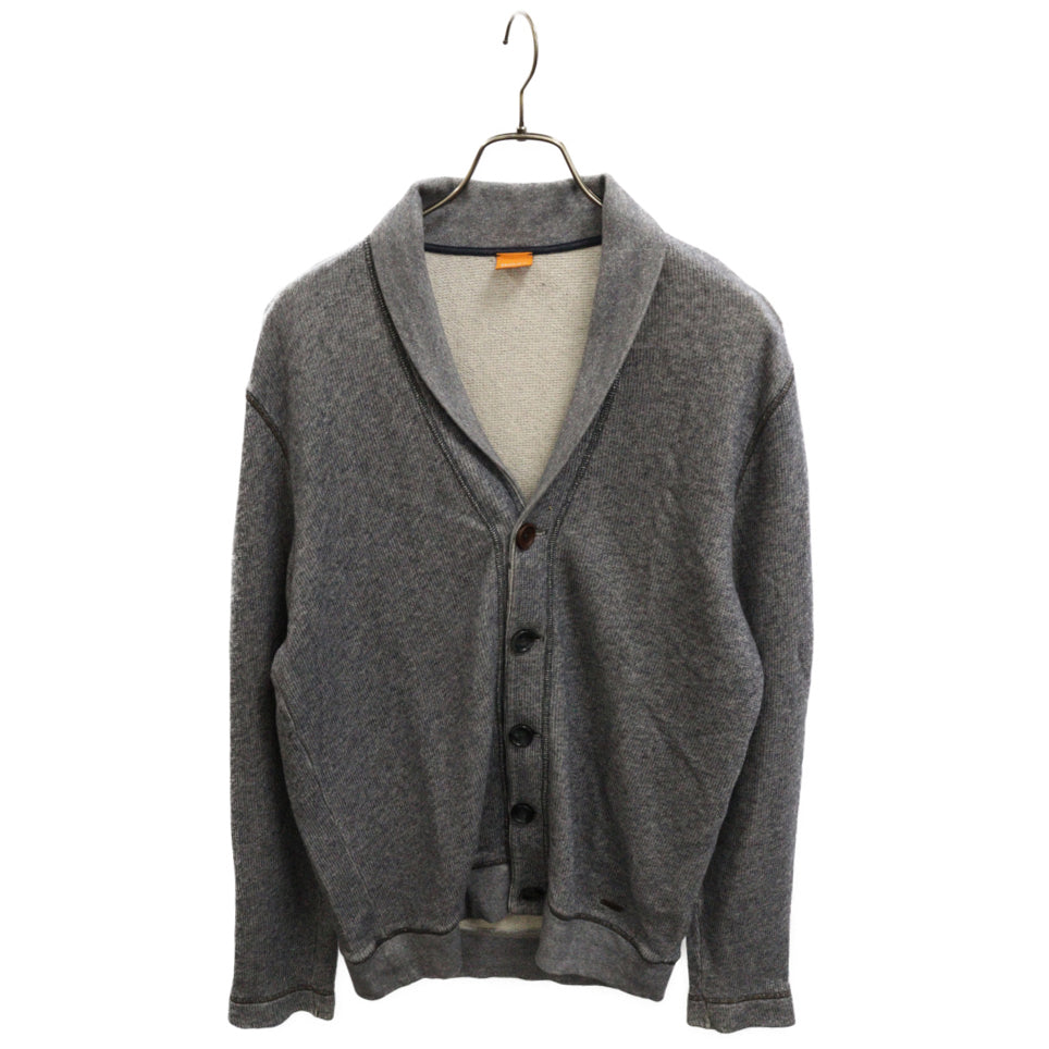 HUGO BOSS(ヒューゴボス) コットンボタンカーディガン グレー