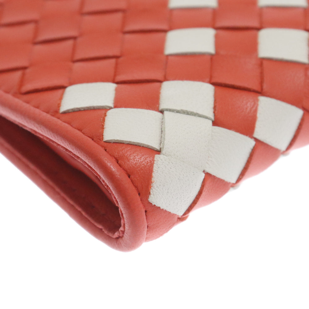 BOTTEGA VENETA(ボッテガヴェネタ) イントレチャート 二つ折りレザーウォレット 二つ折り財布 113993 VA4I1 レッド